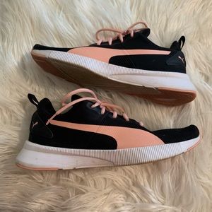 Puma black and pink shoes 10